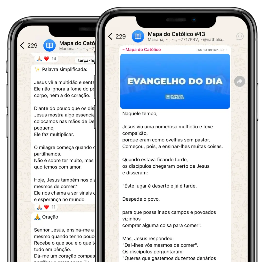 Evangelho no WhatsApp
